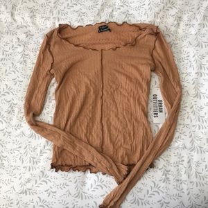 Ribbed sweater/long-sleeved shirt from UO.